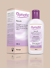 Gynofit Damm-Öl verpackt und unverpackt
